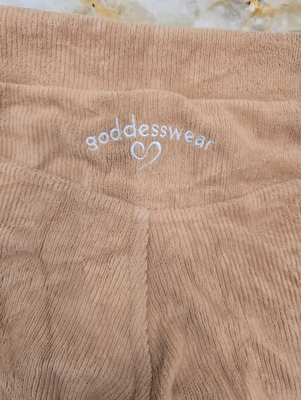 GODDESSWEAR CORDUROY CLASSIC LITE FLARE PANT HIGH WAIST - Picture 5 of 6